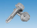 Self Drilling Screws w/ Indented Hex Washer