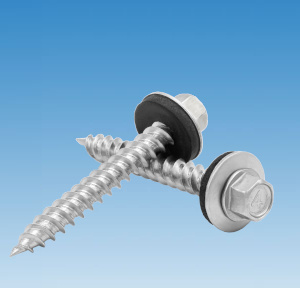 Self-Piercing Hex Screw with EPDM Sealing Washers