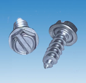 Slotted Indented Hex Washer Tapping Screws Type A